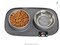 100% Waterproof BPA Free Cat and Dog Bowls Silicone Feeding Mat Set, Stainless Steel Bowl Slip Resistant Raised Edges, Catch Water, Food Mess, No Spills, Pet Accessories, 2 Cup Gray